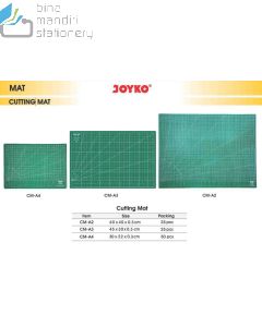Foto Tatakan Alas Pemotong Kertas ukuran A2 Joyko Cutting Mat CM-A2 merek Joyko