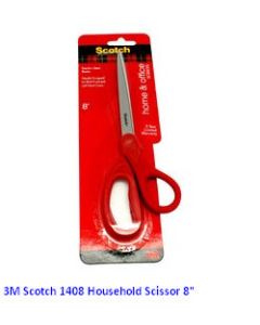 Katalog 3M Scotch harga murah & terjangkau, Image ATK Sekolah SIPLAH 3M Scotch 1408 Household Scissor 8 inch harga normal 42500 di Distributor ATK Bina Mandiri Stationery