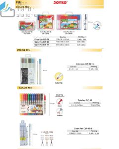 Jual Pena Warna Menggambar dan Melukis Joyko Color Pen CLP-35 (12 Color) terlengkap di toko alat tulis