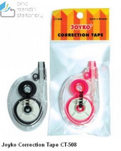 Contoh Joyko Correction Tape CT-508 Pita Koreksi Tipex Roll Penghapus Tulisan merek Joyko